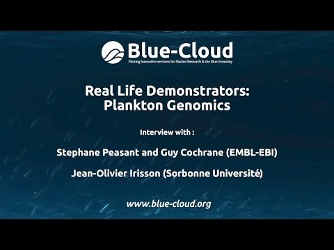 Blue-Cloud Demonstrators: Plankton Genomics