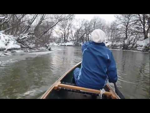 Téli evezés a Rábán 2013.01.27. Kormorán Kenu Egyesület