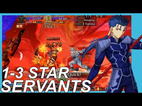 【FGO】1-3 Stars Servants VS Ashwatthama & Spiral Tree (Final Boss)| Lostbelt 4 Yuga Kshetra