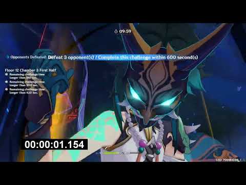 SOLO 12.6 SEC XIAO C6 12-3-1 2.5 Abyss Speedrun