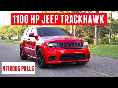 1100HP Jeep Trackhawk! Nitrous Pulls