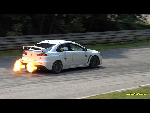 Jacek Ośka - Mitsubishi Lancer EVO X - wwtech SuperOES 6 Runda Tor Kielce 17-06-2023