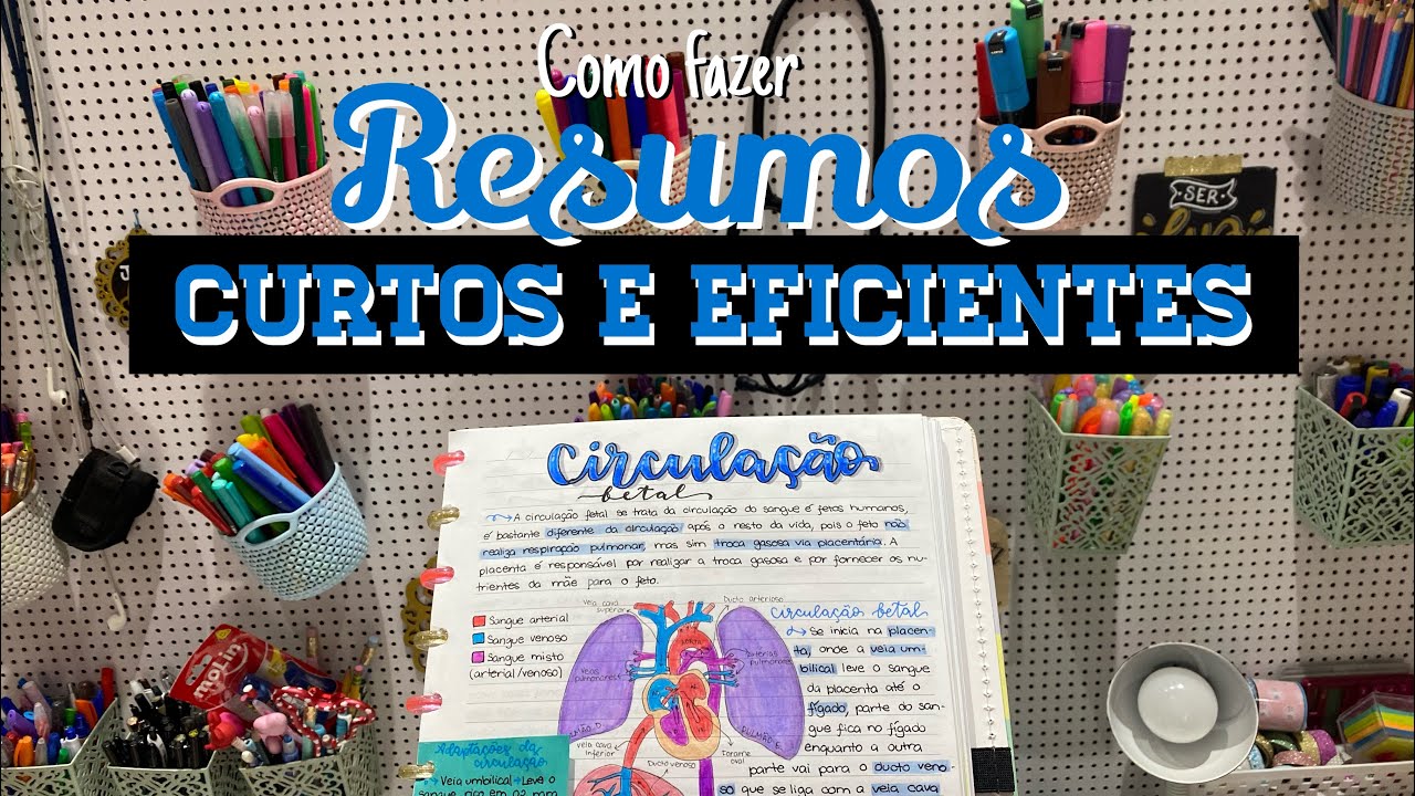 Dicas de Estudos #4 - 6 Dicas para fazer resumos curtos e eficientes
