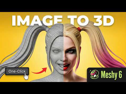 Game-Ready 3D Characters in One Click? New Meshy 6