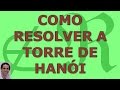 Como resolver a Torre de Hanói de qualquer tamanho