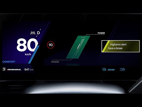 sistema de alerta de estado de atenção do condutor - Austral full hybrid E-Tech - Renault