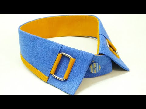 Fancy designer shirt collar DIY Video