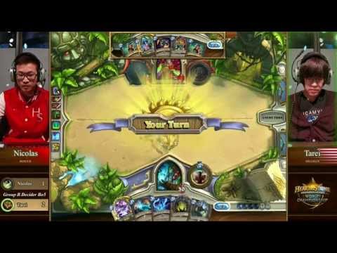 Nicolas vs. Tarei - Group B - Match 5 - Hearthstone World Championship 2014