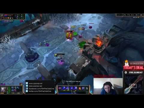 TheOddOne vs Stinger - Diana vs Kog'Maw 1vs1 - League of Legends Full Game