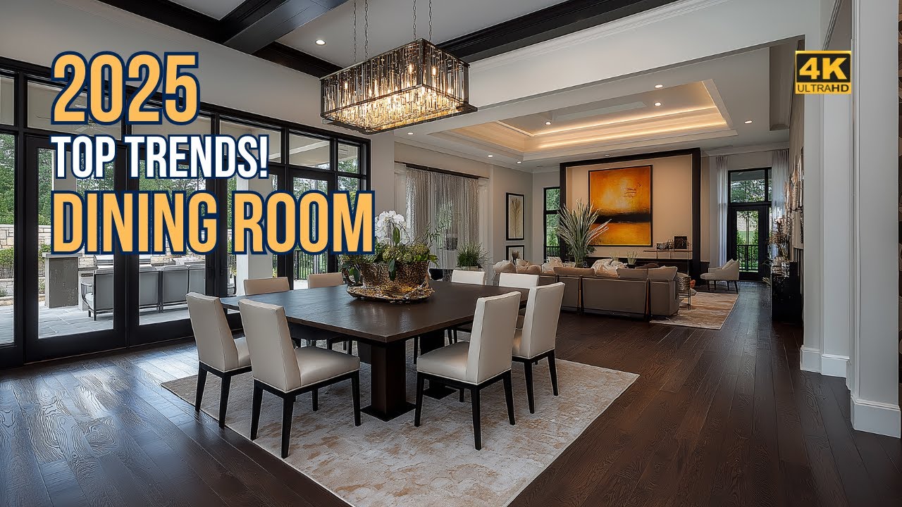 Best 2025 Modern Dining Room Trends: Luxury Tables, Chic Chairs & Bold Decor!