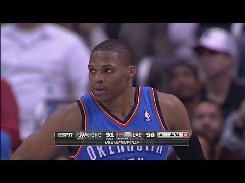 Russell Westbrook Full Highlights at Clippers - 19 Points 10 Assists (2013.11.13)