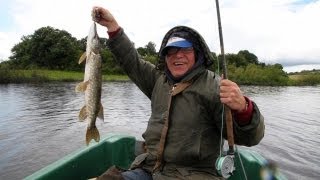 preview picture of video 'Pike fishing at Ballybay, Co. Monaghan, Ireland'