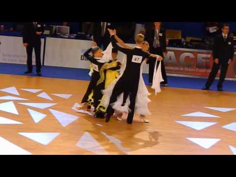 Cambrils 2013 Youth Semi-final - Dominykas Granskas & Kotryna Petrosiute - english waltz