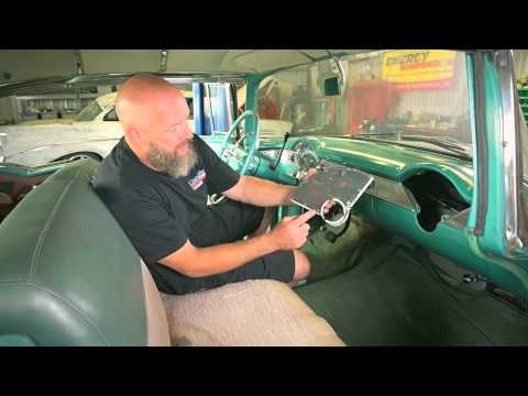 How to Remove the 1955-1956 Clock and Speaker Bezel | Danchuk USA