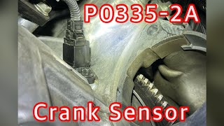 Toyota Corolla 2.0L Crankshaft Position Sensor Code P0335-2A - Easy 10 Minutes Job