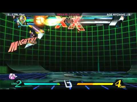 Next Level Battle Circuit Losers Finals! Chris G vs Flux - Marvel vs Capcom 3