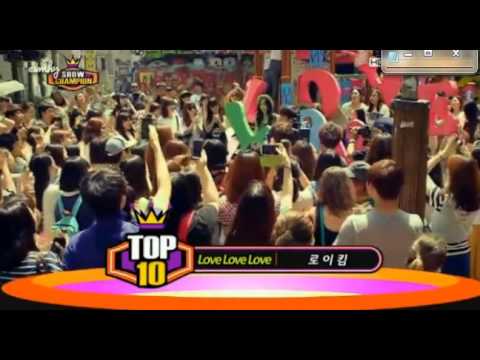 17072013 Top 10 2NE1 Kim Yerim Roy Kim 4 minute Sistar Dynamic Duo Apink Davichi