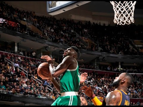 Jaylen Brown with the Impressive One Handed Rebound