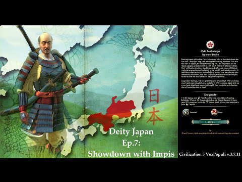 Civ 5 Vox Populi: Deity Japan - Ep.7: Showdown with Impis