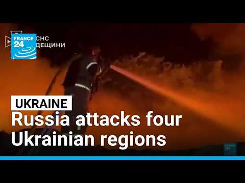 Russia attacks four Ukrainian regions overnight
