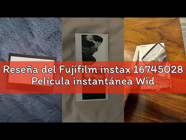 Vídeo relacionado con instax 16745028 Película instantánea Wide con los Bordes en Negro, Ancho, Borde Negro, 10 Disparos