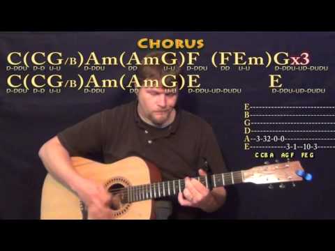 Nobody Love (Tori Kelly) Guitar Lesson Chord Chart - Capo 4th