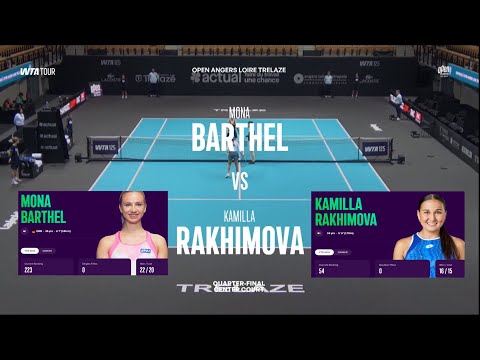 Mona Barthel (GER) vs Kamilla Rakhimova  -  Game, Set, Match
