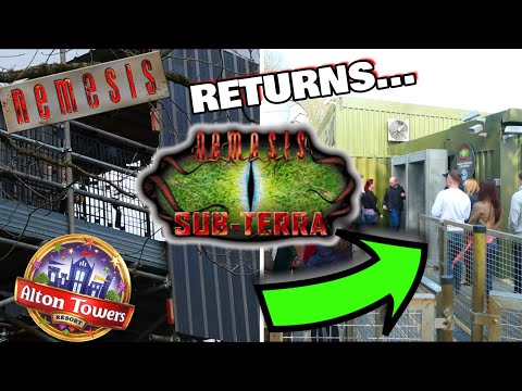 Nemesis: Sub-Terra OPENING!?! | Sub-Terra RETURNS, Nemesis NEW Viewing Platform | Alton Towers 2023