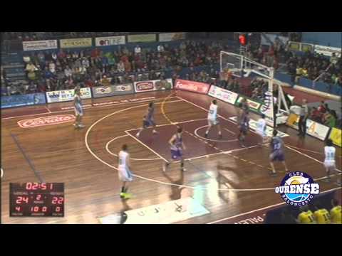 Resumen Quesos Cerrato Palencia - Club Ourense Baloncesto (J.18 Adecco Oro 14/15)