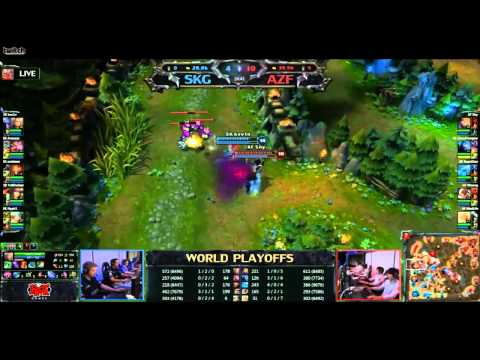 Season 2 finals SK vs Azubu Frost world playoffs part 2