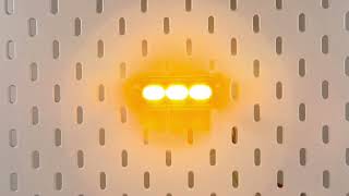 PREDATOR 3x4W LED, 12-24V, oranžový, ECE R65