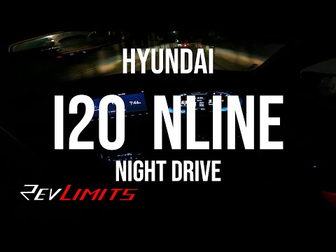 2021 HYUNDAI I 20 N LINE BS6 | (1L TURBO DCT ) | THUNDER BLUE  | POV Night Drive #7 | RevLimits