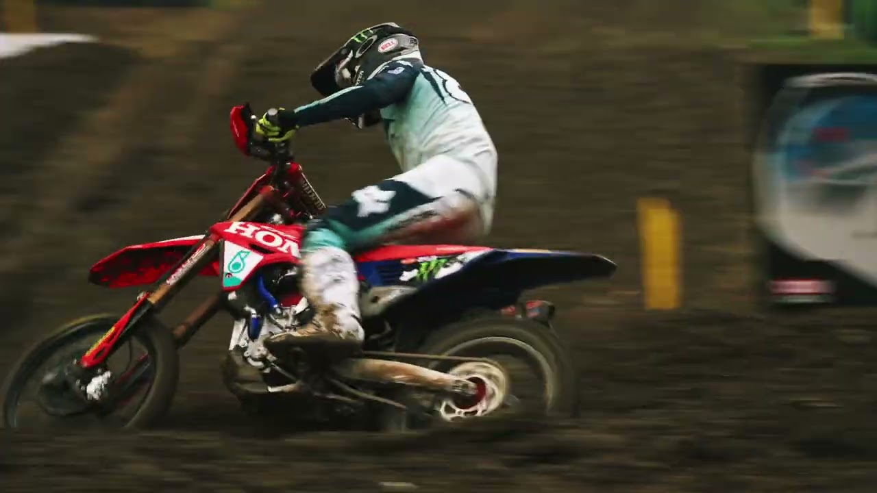 Honda HRC PETRONAS on fire in Frauenfeld