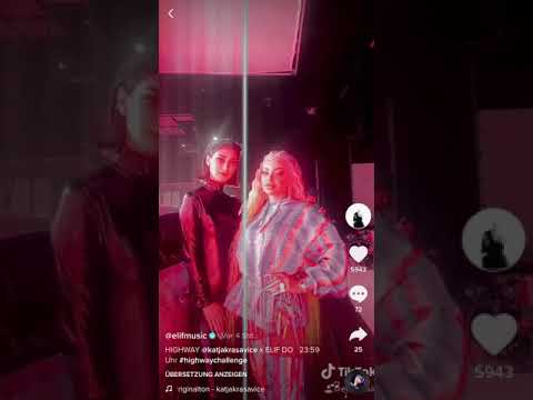 Katja Krasavice und Elif - Highway Tiktok