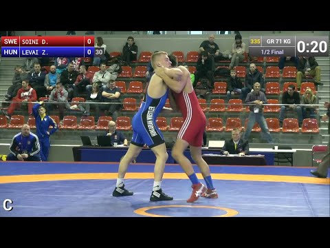Semifinal GR - 71 kg: Daniel  SOINI (SWE) df. Zoltan  LEVAI (HUN), 6-2