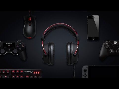 Žaidimų ausinės HyperX Cloud Alpha, Juodos video