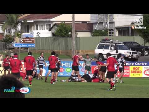 2016 NHRU - Round 3 - Prem1 - Highlights - Nelson Bay v Singleton