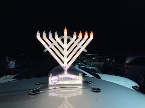 Chanukah Car menorah Parade