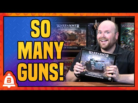 The New PLASTIC Predator Tank Has SO MANY GUNS! || Horus Heresy Predator Battle Tank