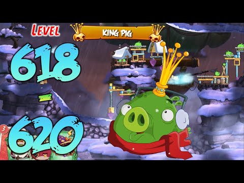 UNLOCK LEVEL 618-620 | ANGRY BIRDS 2 (BOSS LEVEL KING PIG) - MAP Cobalt Plateaus The Hamalayas