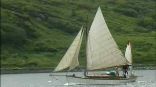 preview picture of video 'Wooden Gaff Yawl, Kyles of Bute.'