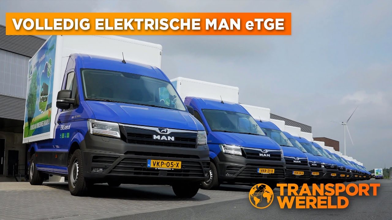 Een vloot volledig elektrische MAN’s eTGE