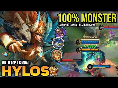 HYLOS BEST BUILD 2025 | BUILD TOP 1 GLOBAL HYLOS GAMEPLAY | MOBILE LEGENDS✓