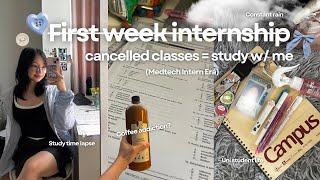 Productive study vlog: first day internship, review, cooking food | SLU Baguio // vlog 040