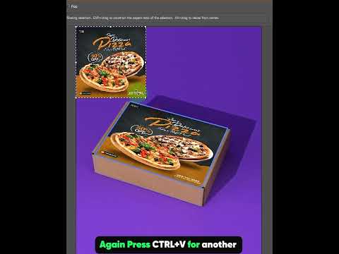 Packaging mockup design in Photoshop #photoshop_tutorial #shorts