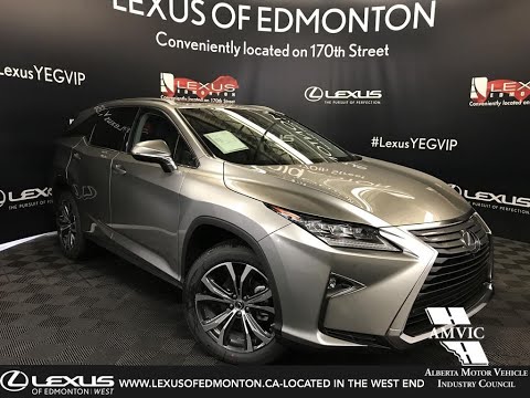 Silver 2019 Lexus RX 350L Luxury Package 7 Passanger Review - Edmonton, AB