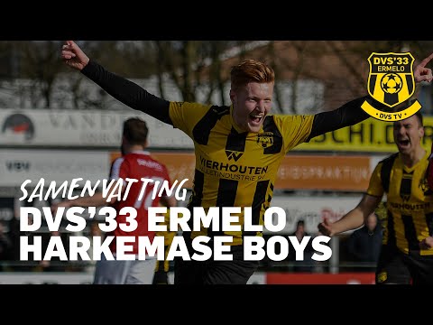 DEGELIJKE OVERWINNING OP HARKEMA | DVS'33 ERMELO - HARKEMASE BOYS | Derde Divisie | Samenvatting