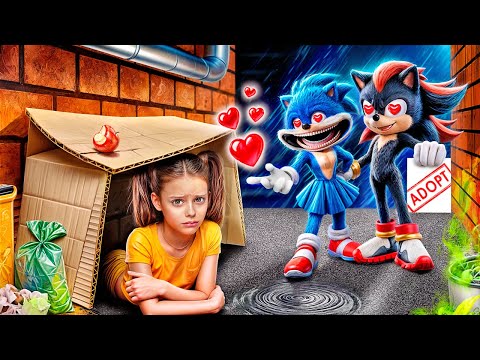 Sono Stato Adottato da SHADOW SONIC! Come Diventare Sonic the Hedgehog?