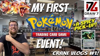 My First Pokémon TCG Event + A SPICY pick-up! Crane Vlogs #1!