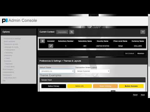 Demo Retail Pro Prism Self Running Demo